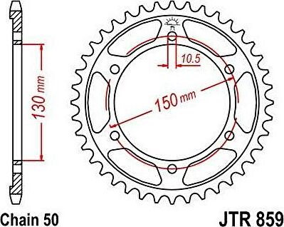 BIKE ALERT Звезда цепного привода (JTR 859 42)