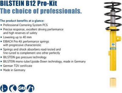 Bilstein Bil_015655 комплект ходовой части, пружины / амортизаторы на OPEL SIGNUM