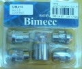 Bimecc UM415 секретные закрытые гайки M14×1,5, конус 60°, 4 шт. и ключ