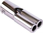 BOLK BK01408 Насадка на глушитель 73х195х63мм хром