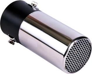 BOLK BK01418 Насадка на глушитель 63х185х63мм хром-черная BOLK BK01418 Насадка на глушитель 63х185х63мм хром-черная