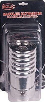 BOLK BK01443SR Насадка на глушитель 73х125х60мм хром-серебристая BOLK BK01443SR Насадка на глушитель 73х125х60мм хром-серебристая