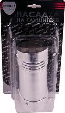 BOLK PREMIUM BK01445SR Насадка на глушитель 64х144х64мм алюминиевая BOLK PREMIUM BK01445SR Насадка на глушитель 64х144х64мм алюминиевая