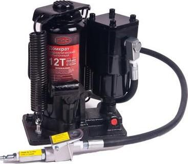 BOLK BK51008P Домкрат гидравлический бутылочный 12т 265-510мм с ручным и пневматическим приводом BOLK BK51008P Домкрат гидравлический бутылочный 12т 265-510мм с ручным и пневматическим приводом