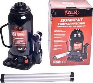 BOLK BK51009 Домкрат гидравлический бутылочный 15т 230-460мм