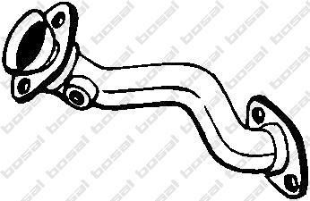Bosal 751-327 труба выхлопного газа на RENAULT LAGUNA I (B56_, 556_)