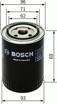 Фильтр масляный ВАЗ 01-099 BOSCH 274 0 451 103 274