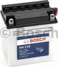 BOSCH МОТО АКБ M4F 29 12V 11Ah 140A 136x91x146 /-+/ (Длина x Ширина x Высота) (0092M4F290)