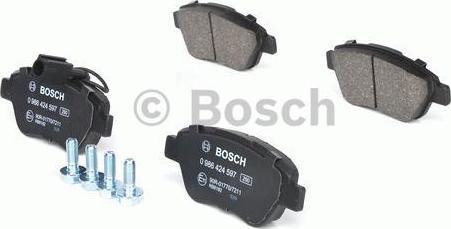 BOSCH Колодки диск. Stilo 1.2/1.6l 01-> 9949273 (573074, 0986424597)