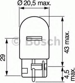 BOSCH Лампа W21W на японцев (1 987 302 251) BOSCH Лампа W21W на японцев (1 987 302 251)