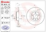 BREMBO Диск тормозной 08.A615.11 (08.A615.11)
