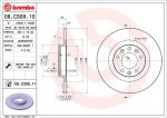 Brembo 08.C309.11 тормозной диск на CITROEN C4 Picasso II
