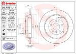 BREMBO Диск тормозной MERCEDES ML W164/R W251 280-350 05- задний не вент. D=330мм. (08.R101.11, 08.R101.11)