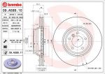 Brembo 09.A599.10 тормозной диск на 3 кабрио (E93)