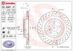 BREMBO Торм.диск зад.[345x22] 5 отв.[min 2] (09.A961.21)