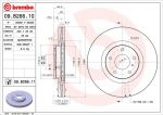 BREMBO Диск тормозной Nissan MURANO (Z50) 3.5 4x4 (09.B266.11)