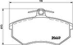 Brembo P 85 093 комплект тормозных колодок, дисковый тормоз на AUDI 80 (81, 85, B2)