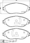Brembo P 85 144 комплект тормозных колодок, дисковый тормоз на SKODA OCTAVIA (5E3)