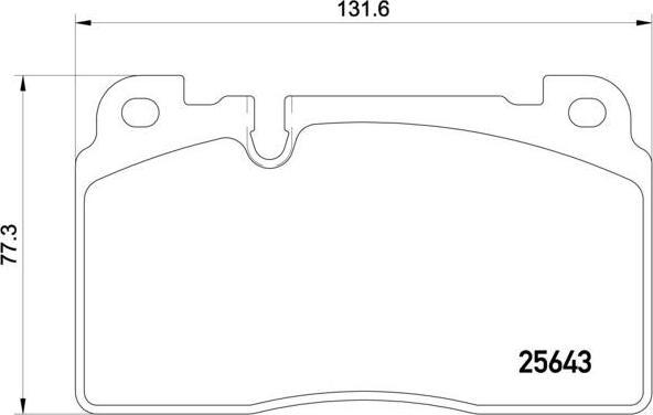 BREMBO P85122 колодки дисковые передние! Audi Q5 2.0TFSI/3.0TFSI/2.0TDI/3.0TDI 08> (P85122)