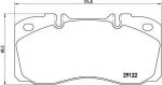 BREMBO Колодки тормозные Fr Iveco DAILY (1906416, PA6025)
