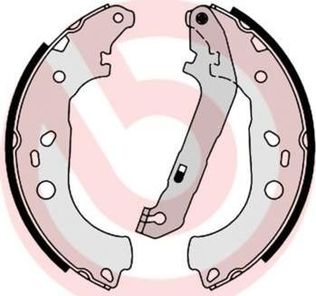 BREMBO Колодки тормозные барабанные Ford FOCUS II (DA_) 1.4 (S24534)