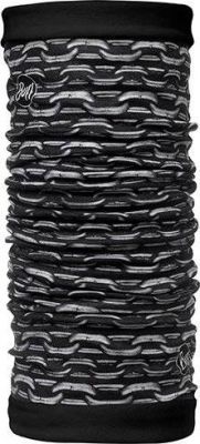 Бандана BUFF REVERSIBLE POLAR BUFF STEELBLACK FLEECE (см:53cm/62cm)