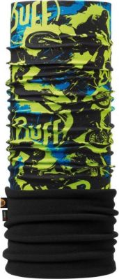 Бандана BUFF Polar Buff JUNIOR POLAR BUFF AIR CROSS / BLACK/OD (US:one size)