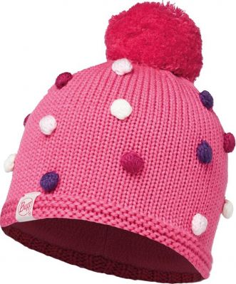 Шапка BUFF KNITTED KIDS COLLECTION CHILD KNITTED POLAR HAT BUFF ODELL IBIS ROSE/OD (US:one size)