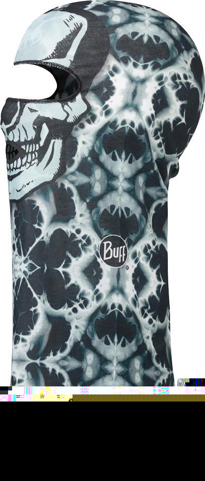 Маска (балаклава) BUFF MICROFIBER BALACLAVA BUFF SINISTER BLACK-BLACK-Standard/OD (US:one size)