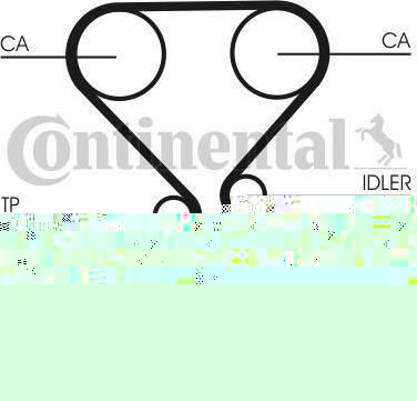 CONTITECH CT1179WP2 рем.к-кт ГРМ с помпой! Renault Megane/Laguna 1.6 16V 02> (CT1179WP2)