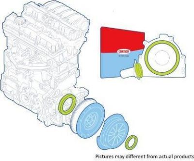 Corteco 19135720 комплект прокладок вала, сцепление на VW CADDY II фургон (9K9A)