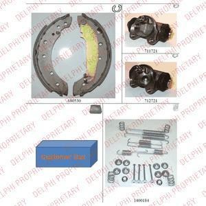 Delphi 815 комплект тормозных колодок на VOLVO 460 L (464)