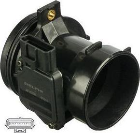 Delphi AF10256-12B1 расходомер воздуха на FORD FOCUS седан (DFW)