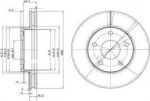Delphi BG2346 Диск тормозной FORD SCORPIO 2.0-2.9 85-94 передний вент.D=260мм.