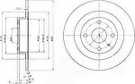 Delphi BG3556 тормозной диск на MAZDA 323 S VI (BJ)