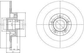 Delphi BG9024RSC тормозной диск на RENAULT ESPACE IV (JK0/1_)