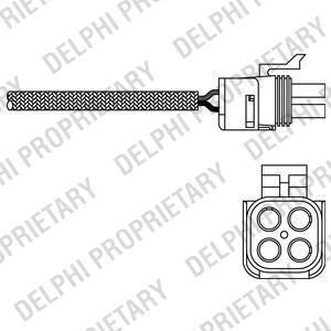 Delphi ES20273-12B1 лямбда-зонд на RENAULT MEGANE I (BA0/1_)