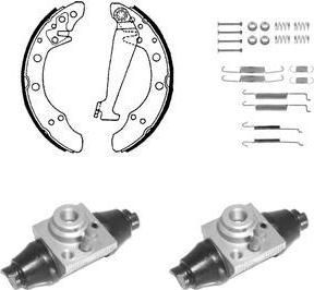 Delphi KP1132 комплект тормозных колодок на VW POLO (9N_)