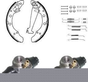 Delphi KP851 комплект тормозных колодок на VW LUPO (6X1, 6E1)