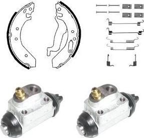Delphi KP858 комплект тормозных колодок на HONDA CONCERTO седан (HWW)