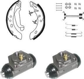 Delphi KP914 комплект тормозных колодок на NISSAN MICRA II (K11)