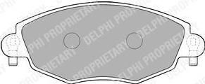 DELPHI Колодки передние FORD Mondeo III 00-07 (LP1533) DELPHI Колодки передние FORD Mondeo III 00-07 (LP1533)