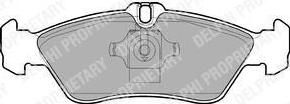 DELPHI Колодки задние MB 2/3/4T-Sprinter/VW LT 28-46 II 96-06 (LP1596)