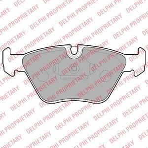 DELPHI Колодки передние E39 95-04 excl.3.5L+M-Technik (LP1608)