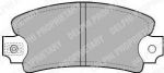 Delphi LP171 комплект тормозных колодок, дисковый тормоз на TALBOT 1307-1510
