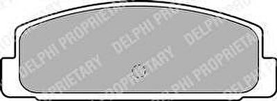 DELPHI Колодки задние MAZDA 6 02->/323 98-04/626 97-02 (LP1766)