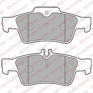 DELPHI Колодки задние MB W211/S211/C219 (LP1868)