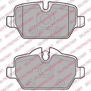 DELPHI Колодки задние E81/E87/E90 1.6/2.0L all 05-> (LP1924)
