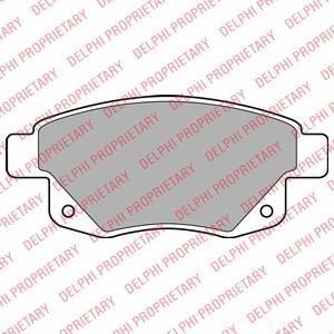 DELPHI Колодки задние FORD Transit 2.2TDCI/2.4TDCI/3.2TDCI all 06-> /WK+ (LP1955)