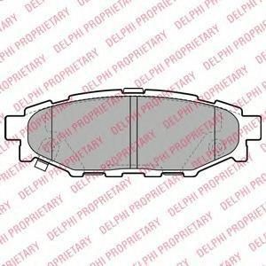 DELPHI Колодки задние SUBARU Forester / Legacy / Outback (LP1999) DELPHI Колодки задние SUBARU Forester / Legacy / Outback (LP1999)